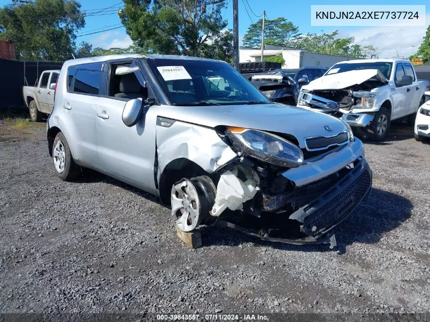 KNDJN2A2XE7737724 2014 Kia Soul