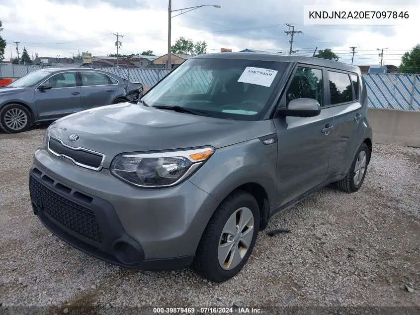 KNDJN2A20E7097846 2014 Kia Soul