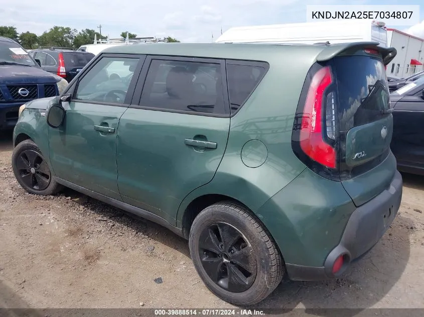 KNDJN2A25E7034807 2014 Kia Soul