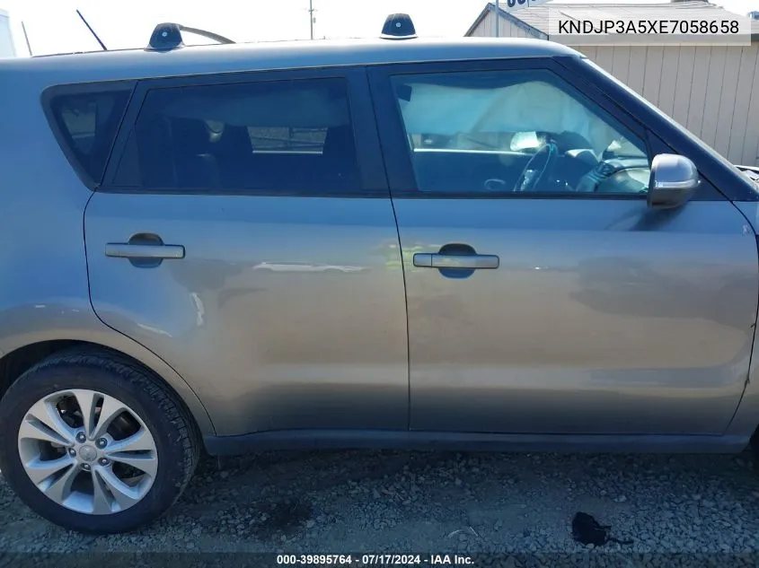 KNDJP3A5XE7058658 2014 Kia Soul +