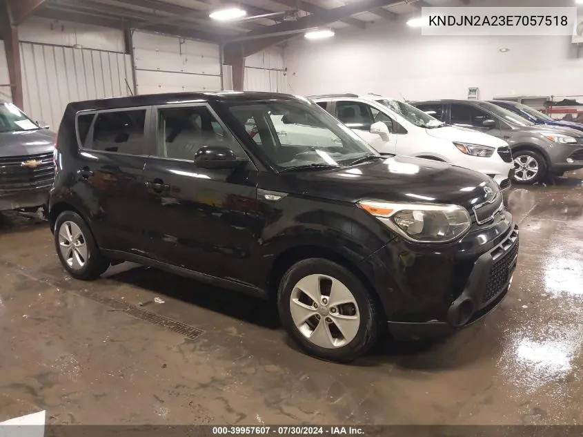 2014 Kia Soul VIN: KNDJN2A23E7057518 Lot: 39957607