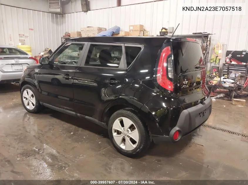 2014 Kia Soul VIN: KNDJN2A23E7057518 Lot: 39957607