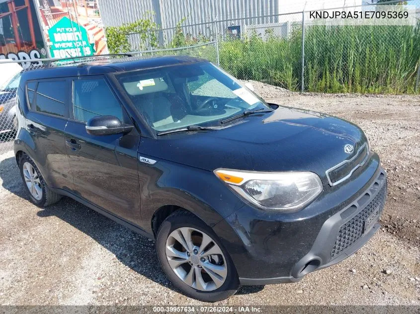 2014 Kia Soul + VIN: KNDJP3A51E7095369 Lot: 39957634