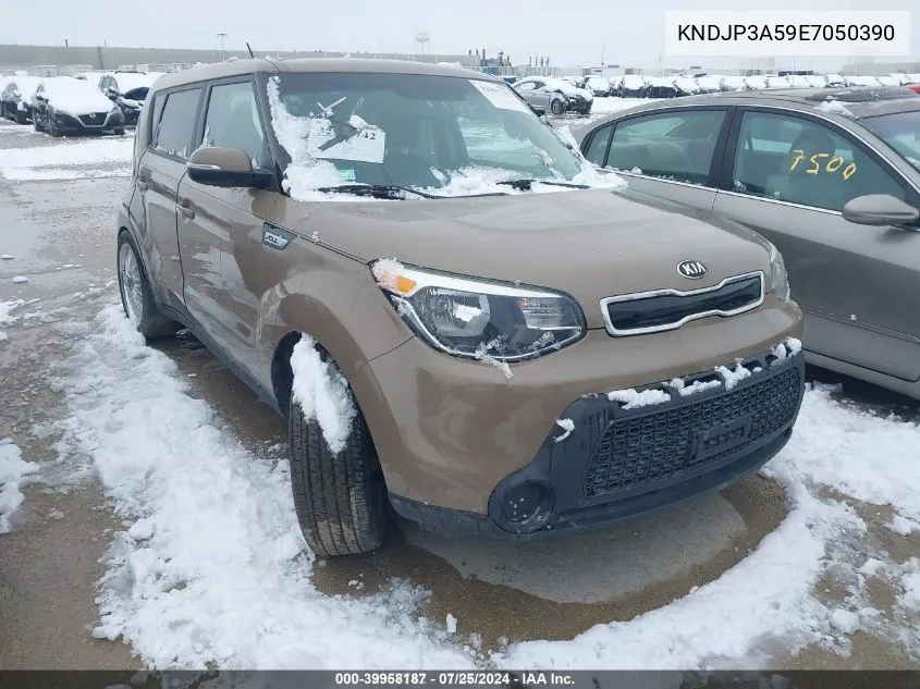 2014 Kia Soul + VIN: KNDJP3A59E7050390 Lot: 39958187