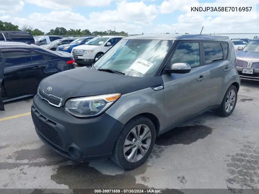 2014 Kia Soul VIN: KNDJP3A58E7016957 Lot: 40822264