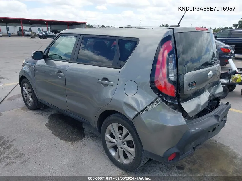 2014 Kia Soul VIN: KNDJP3A58E7016957 Lot: 40822264