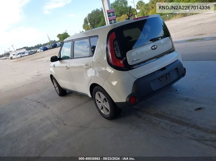 KNDJN2A22E7014336 2014 Kia Soul