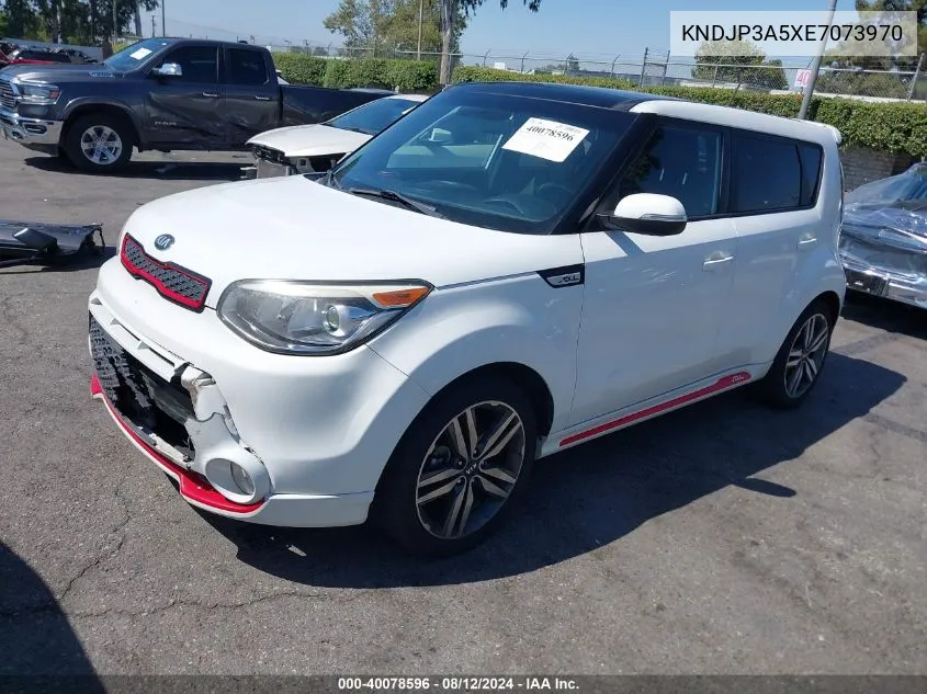 2014 Kia Soul + VIN: KNDJP3A5XE7073970 Lot: 40078596