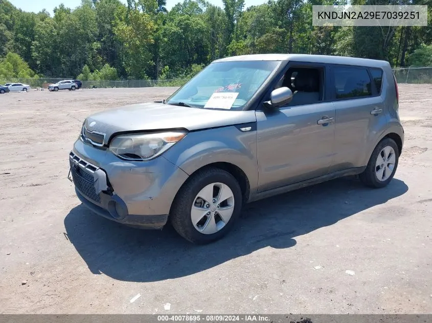 KNDJN2A29E7039251 2014 Kia Soul