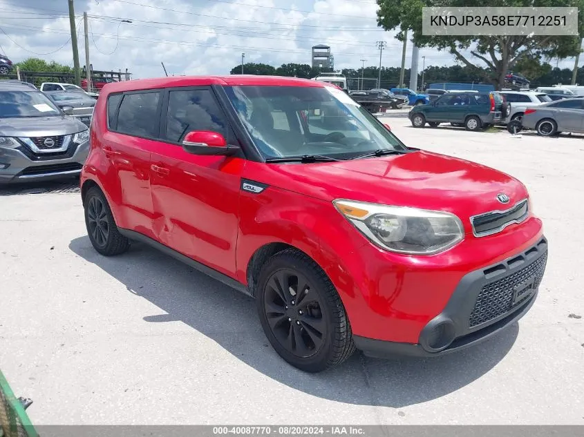 KNDJP3A58E7712251 2014 Kia Soul +