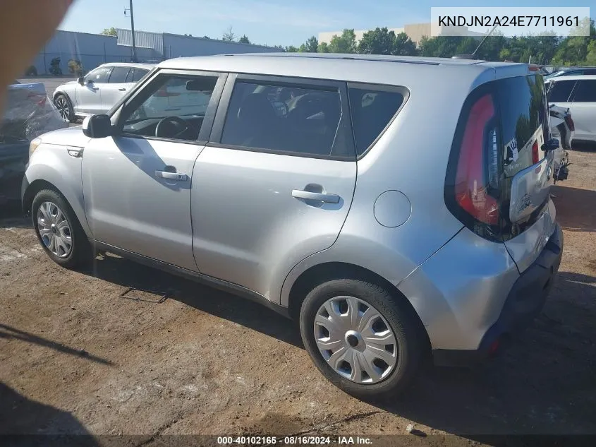 KNDJN2A24E7711961 2014 Kia Soul