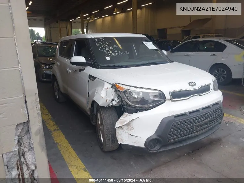 KNDJN2A21E7024940 2014 Kia Soul