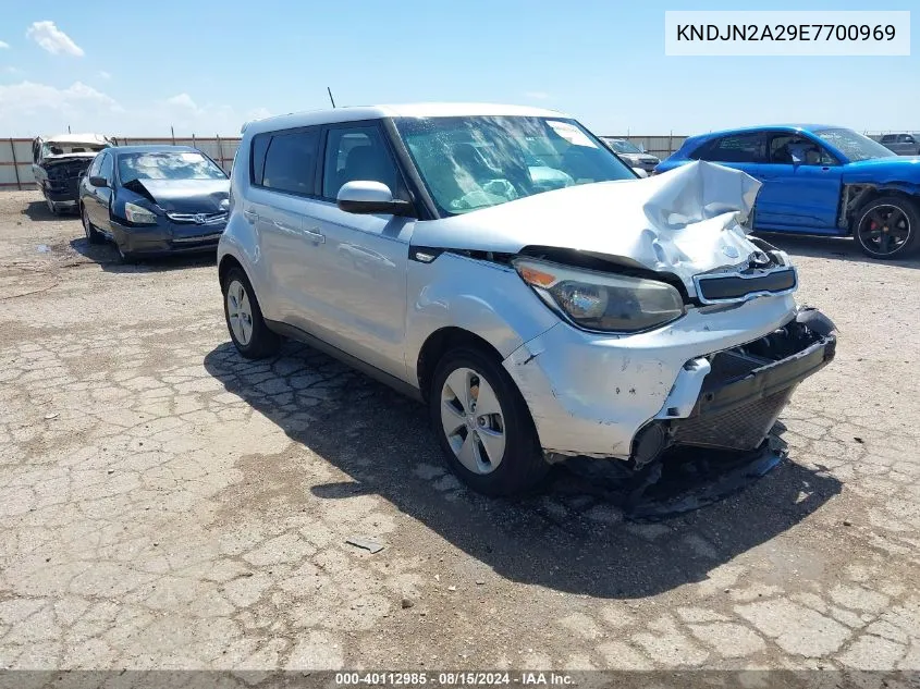 2014 Kia Soul VIN: KNDJN2A29E7700969 Lot: 40112985