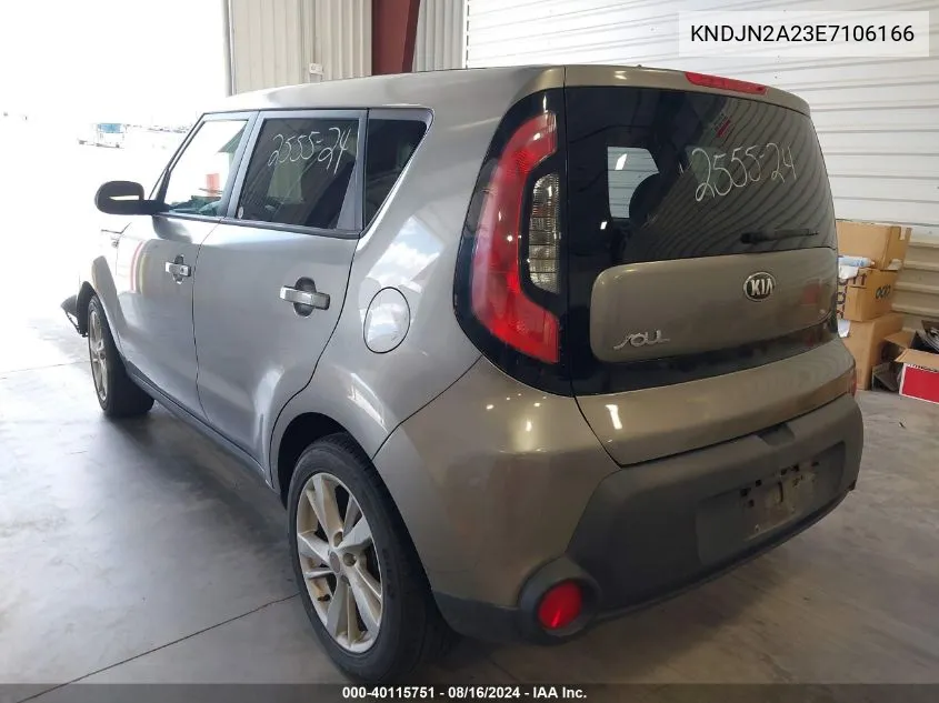 2014 Kia Soul VIN: KNDJN2A23E7106166 Lot: 40115751