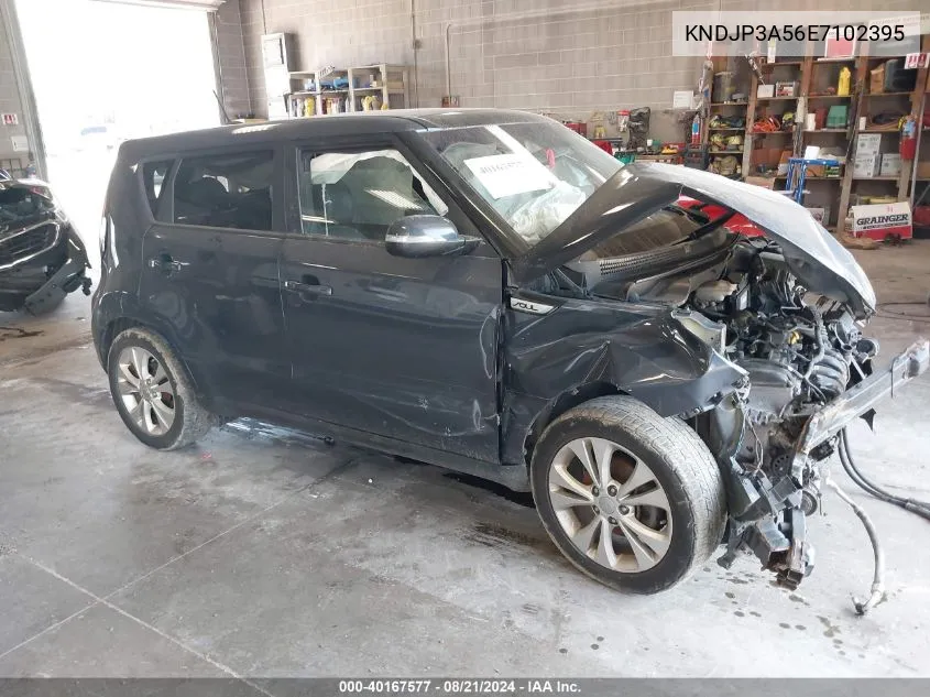 2014 Kia Soul + VIN: KNDJP3A56E7102395 Lot: 40167577