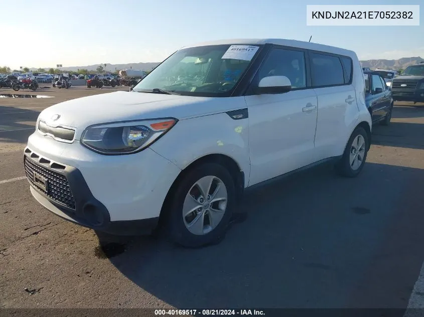 2014 Kia Soul VIN: KNDJN2A21E7052382 Lot: 40169517