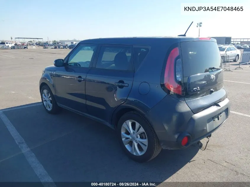 2014 Kia Soul + VIN: KNDJP3A54E7048465 Lot: 40180724