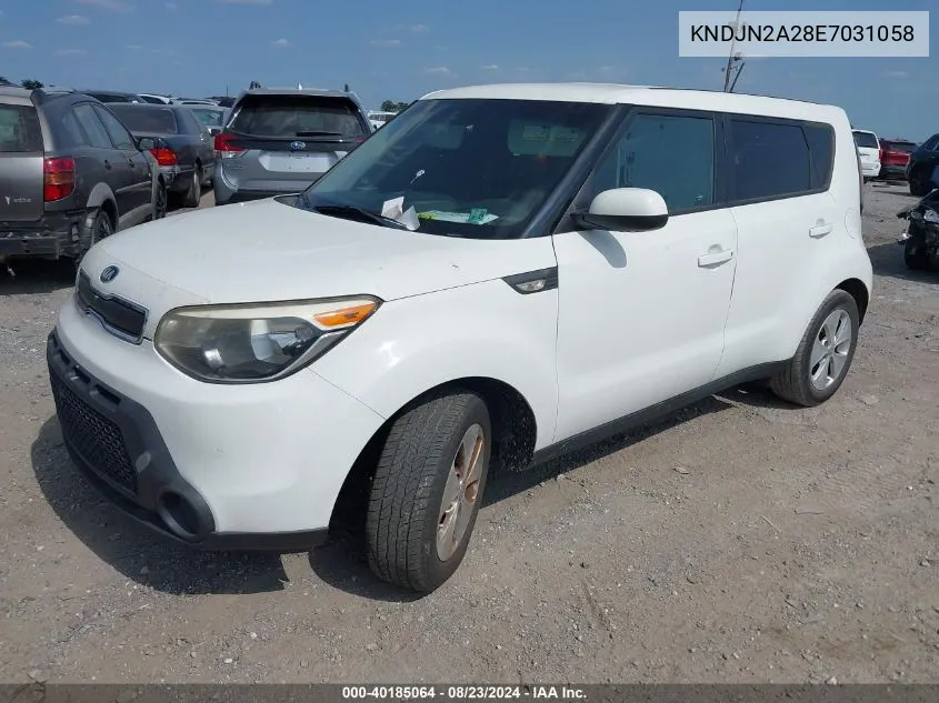 KNDJN2A28E7031058 2014 Kia Soul