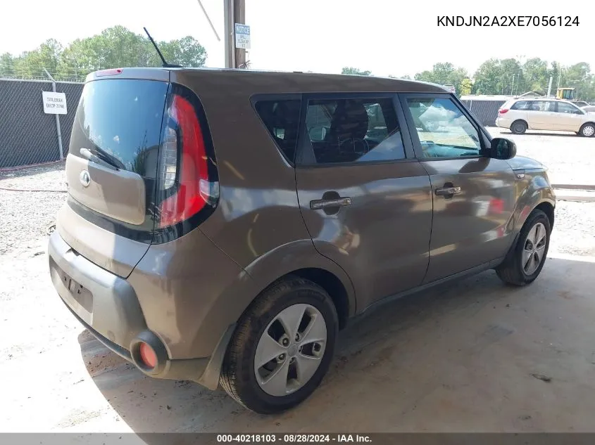 KNDJN2A2XE7056124 2014 Kia Soul