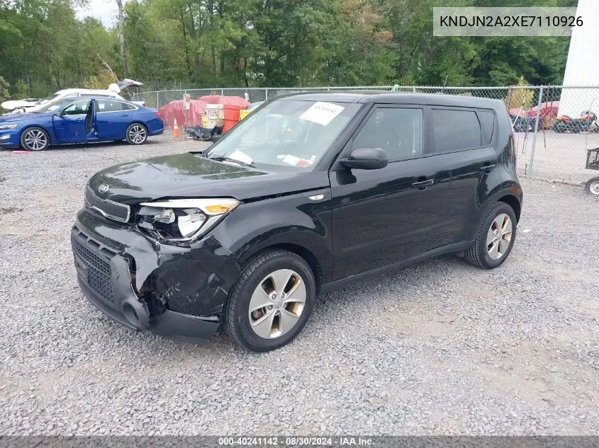 KNDJN2A2XE7110926 2014 Kia Soul