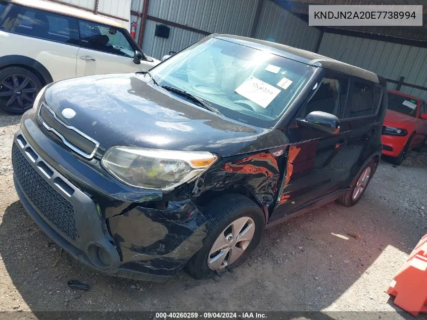 KNDJN2A20E7738994 2014 Kia Soul