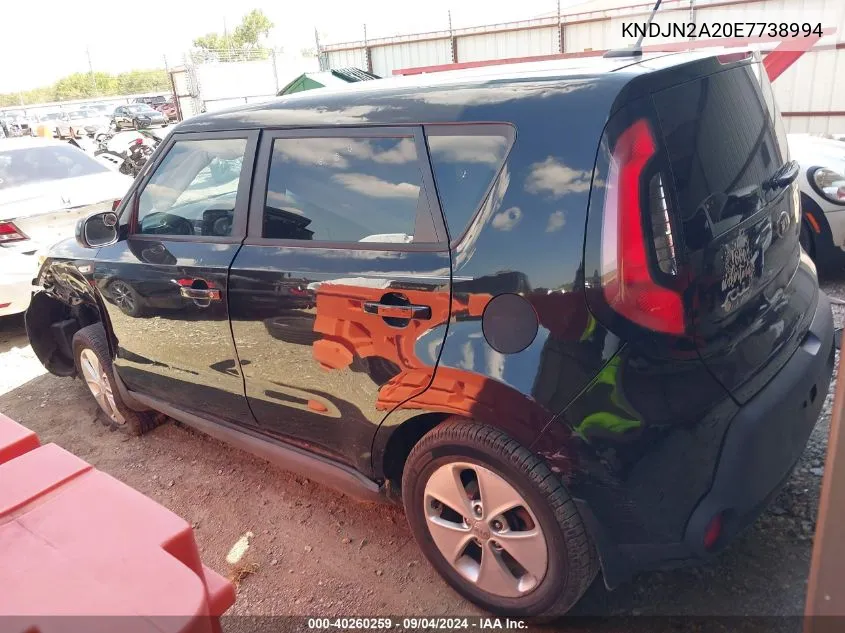 KNDJN2A20E7738994 2014 Kia Soul