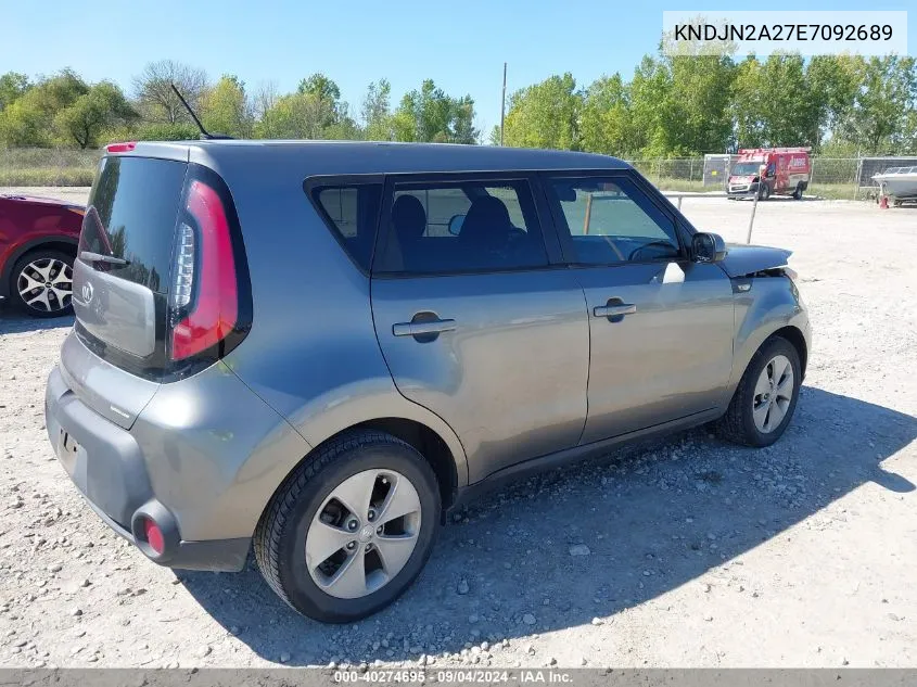 KNDJN2A27E7092689 2014 Kia Soul