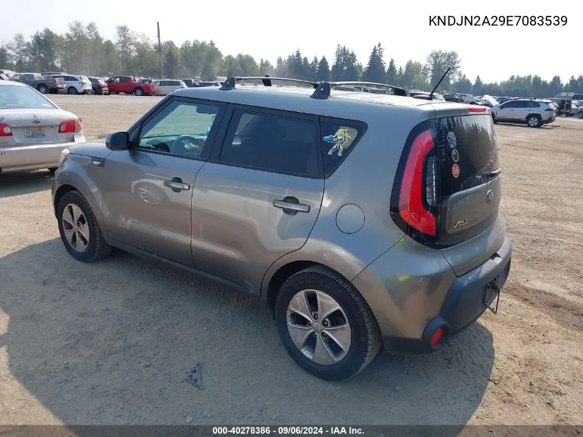 2014 Kia Soul VIN: KNDJN2A29E7083539 Lot: 40278386