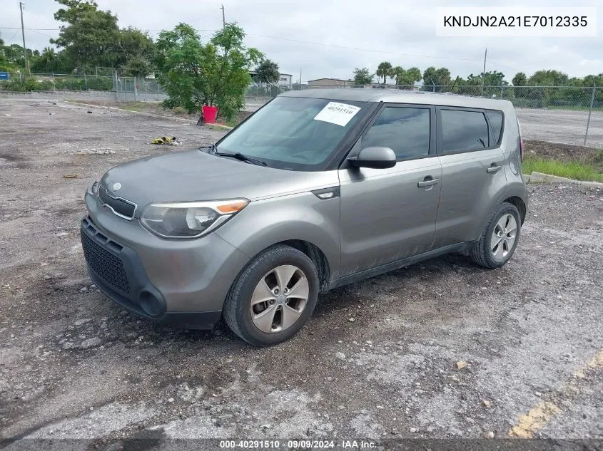 2014 Kia Soul VIN: KNDJN2A21E7012335 Lot: 40291510