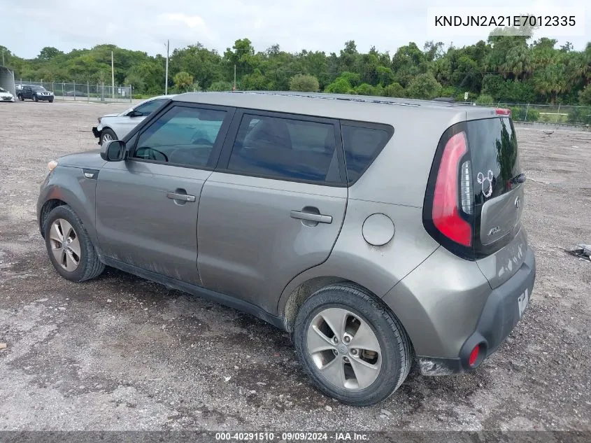 KNDJN2A21E7012335 2014 Kia Soul