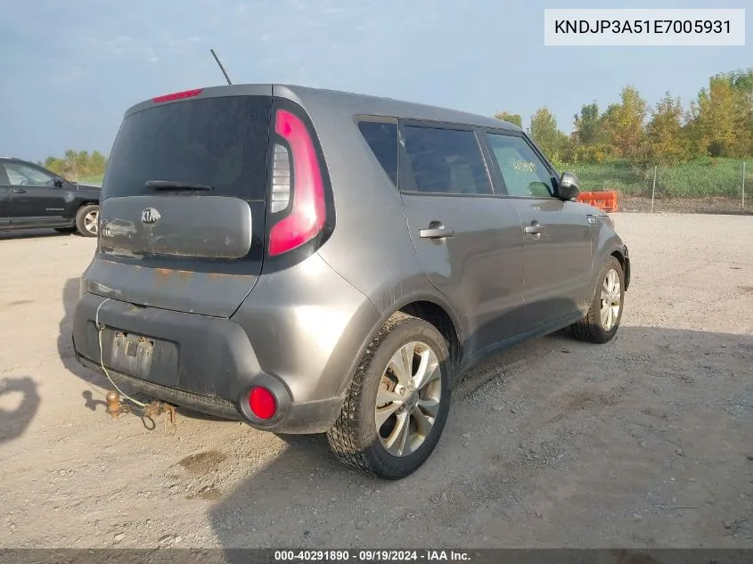 KNDJP3A51E7005931 2014 Kia Soul +