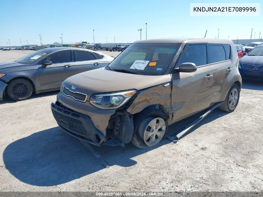 2014 Kia Soul VIN: KNDJN2A21E7089996 Lot: 40297061