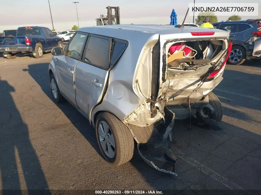 KNDJN2A26E7706759 2014 Kia Soul