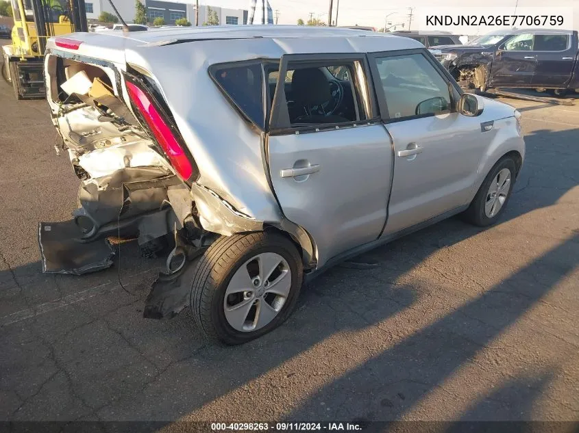 KNDJN2A26E7706759 2014 Kia Soul