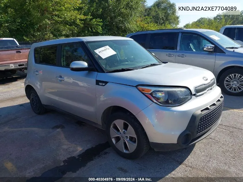 2014 Kia Soul VIN: KNDJN2A2XE7704089 Lot: 40304976