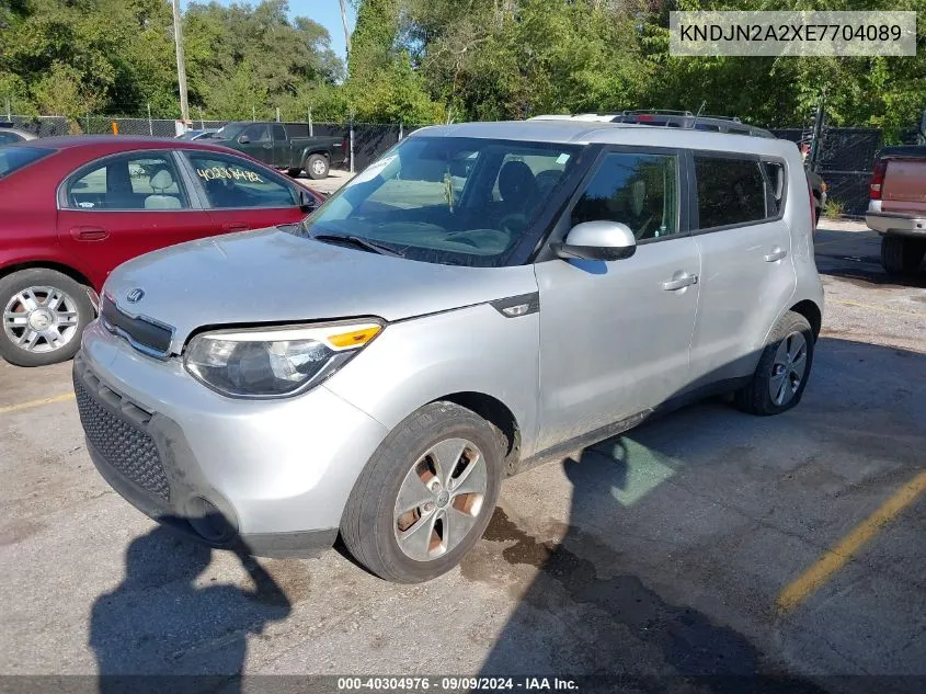 2014 Kia Soul VIN: KNDJN2A2XE7704089 Lot: 40304976