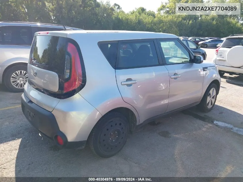 2014 Kia Soul VIN: KNDJN2A2XE7704089 Lot: 40304976