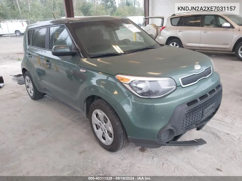 2014 Kia Soul VIN: KNDJN2A2XE7031157 Lot: 40311329