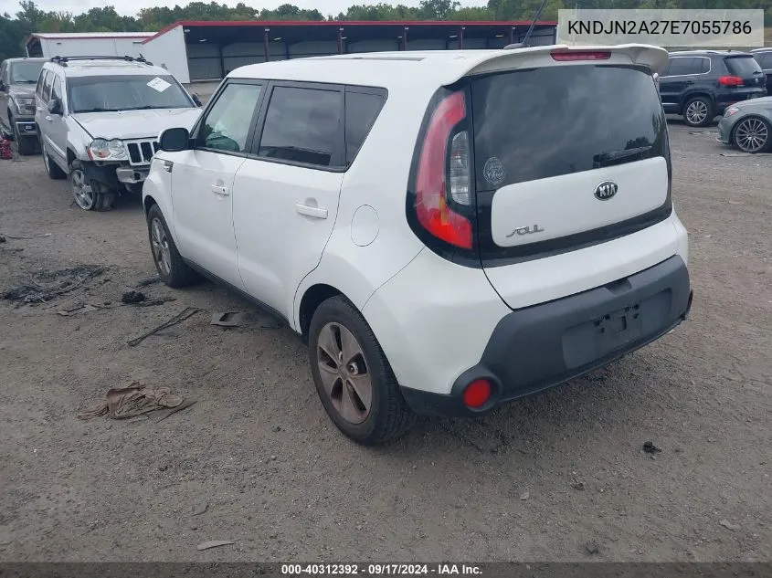 2014 Kia Soul VIN: KNDJN2A27E7055786 Lot: 40312392