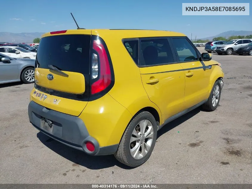 2014 Kia Soul + VIN: KNDJP3A58E7085695 Lot: 40314176