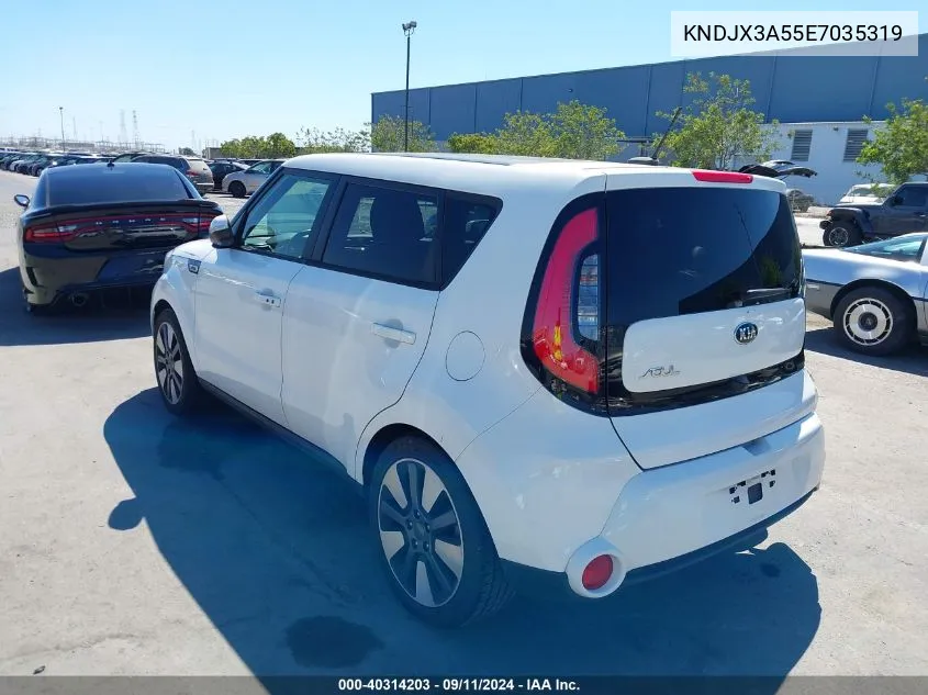 2014 Kia Soul ! VIN: KNDJX3A55E7035319 Lot: 40314203