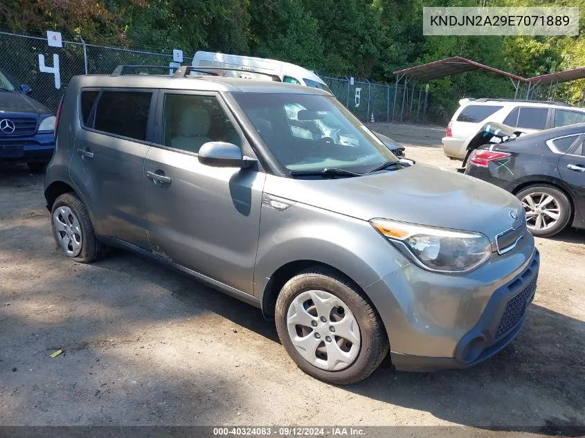 KNDJN2A29E7071889 2014 Kia Soul