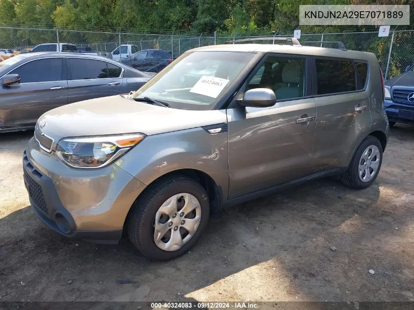 KNDJN2A29E7071889 2014 Kia Soul