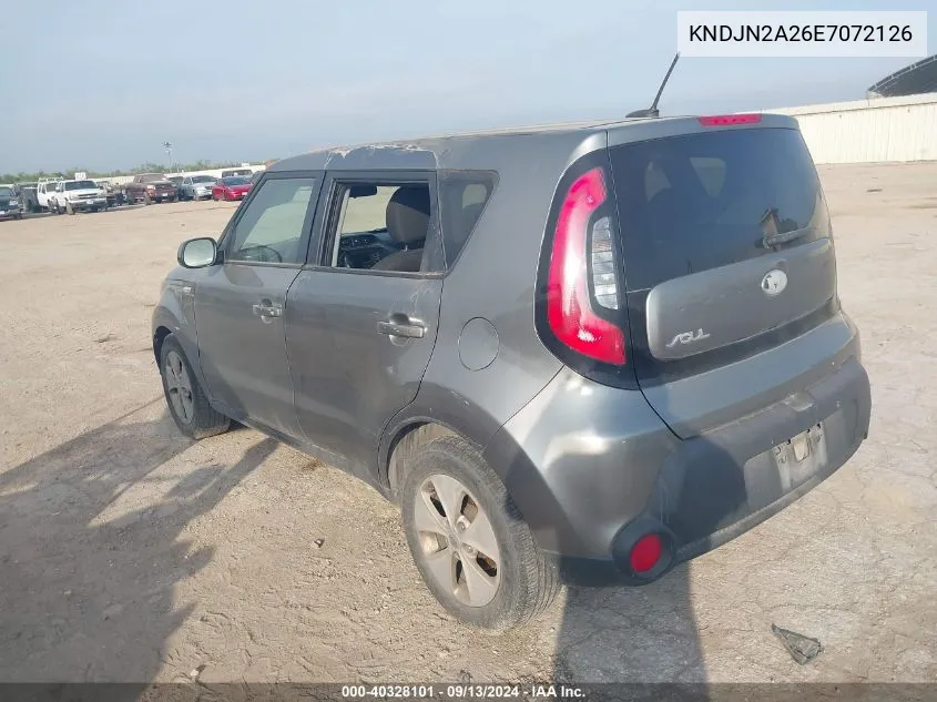 KNDJN2A26E7072126 2014 Kia Soul