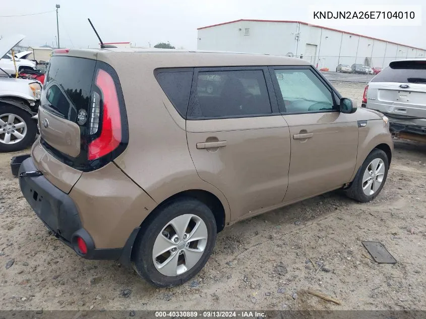 KNDJN2A26E7104010 2014 Kia Soul