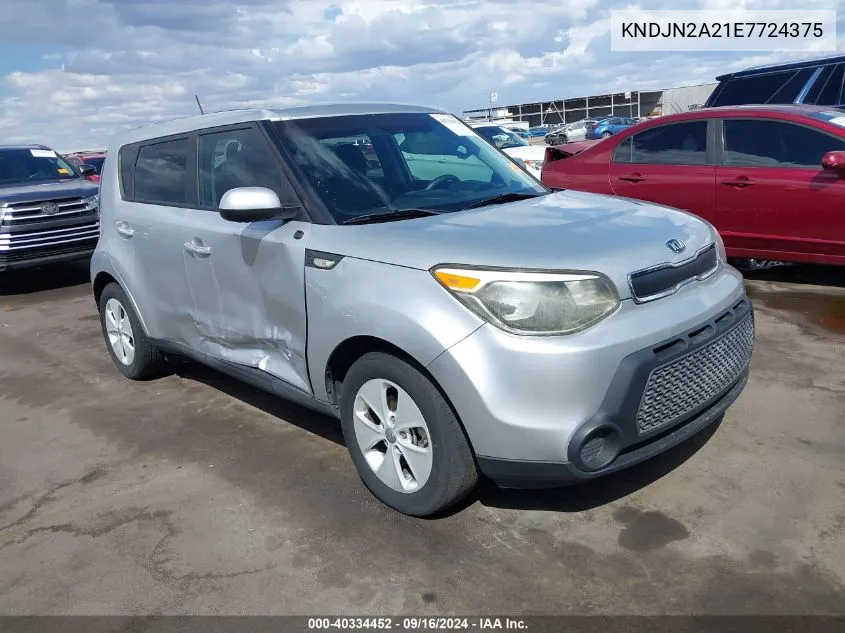 2014 Kia Soul VIN: KNDJN2A21E7724375 Lot: 40334452