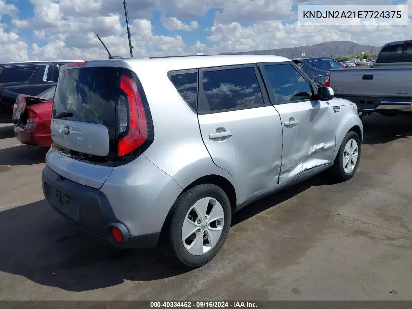 KNDJN2A21E7724375 2014 Kia Soul