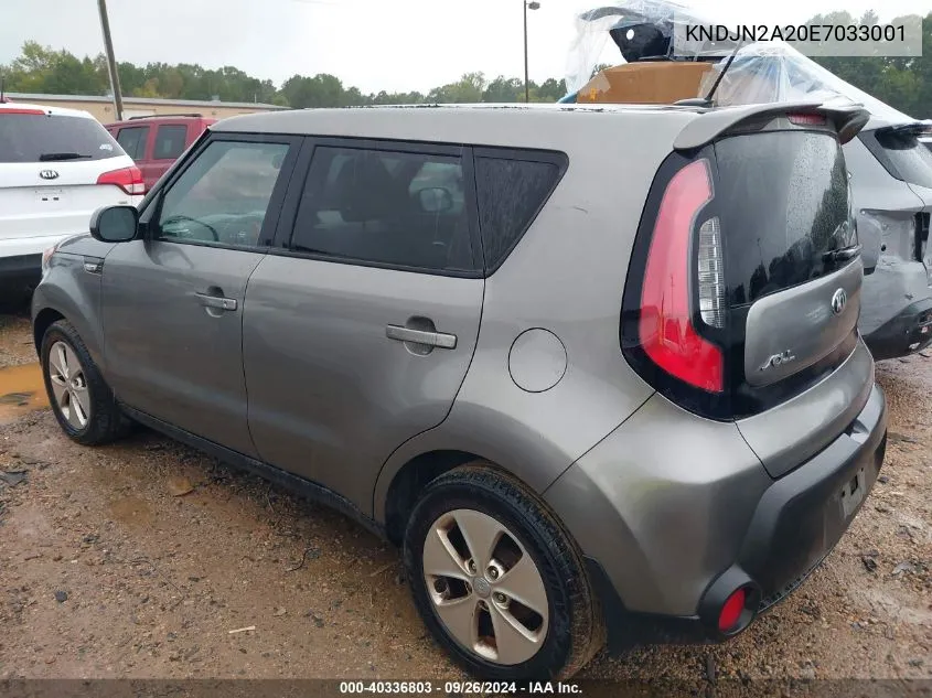 KNDJN2A20E7033001 2014 Kia Soul