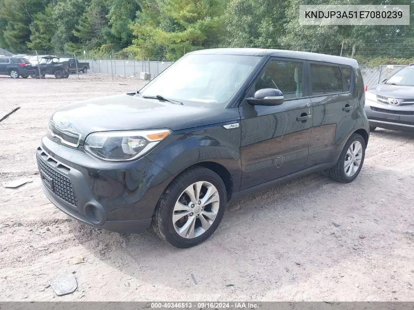 KNDJP3A51E7080239 2014 Kia Soul +