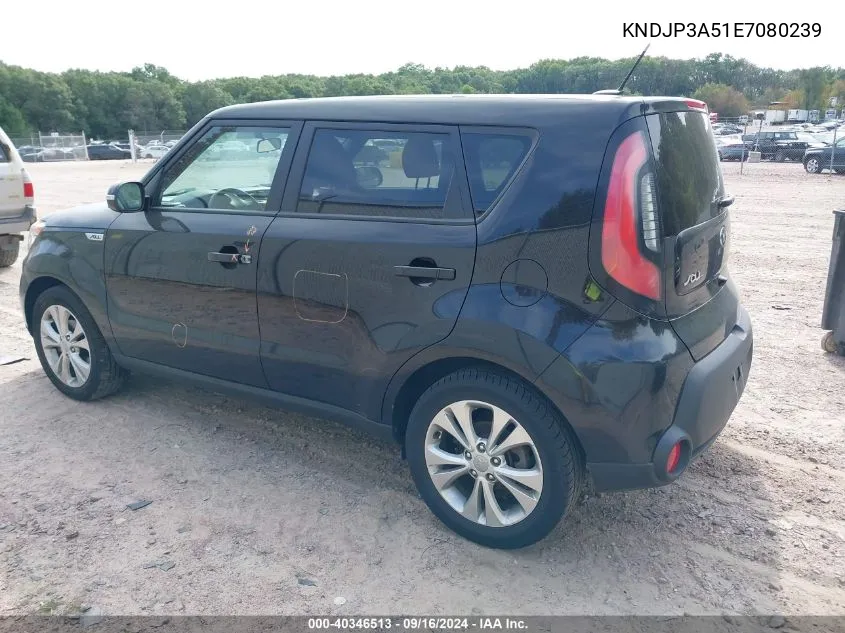 KNDJP3A51E7080239 2014 Kia Soul +